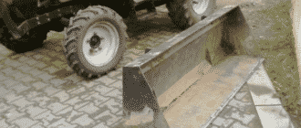 Самодельный ковш для трактора